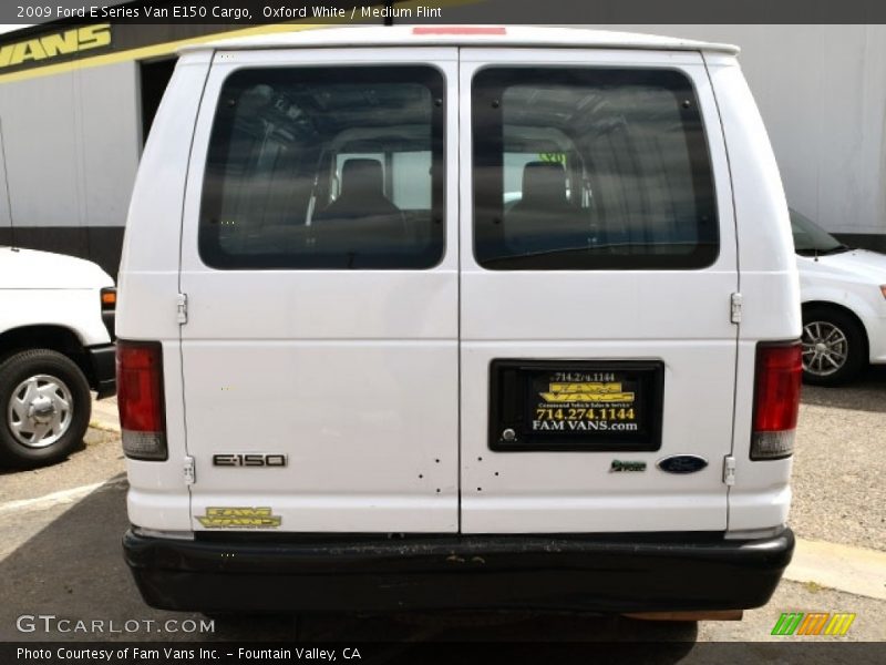 Oxford White / Medium Flint 2009 Ford E Series Van E150 Cargo