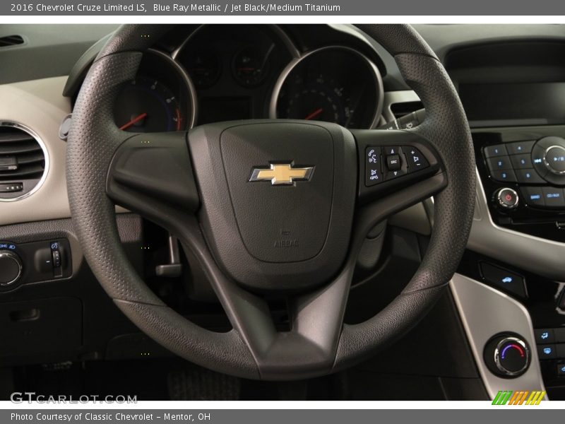 Blue Ray Metallic / Jet Black/Medium Titanium 2016 Chevrolet Cruze Limited LS