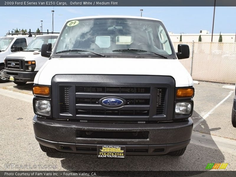 Oxford White / Medium Flint 2009 Ford E Series Van E150 Cargo