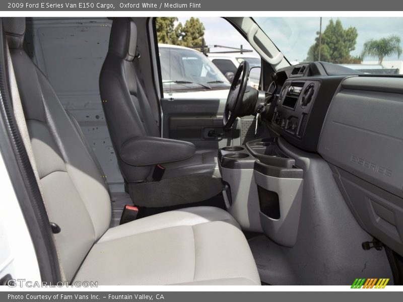 Oxford White / Medium Flint 2009 Ford E Series Van E150 Cargo