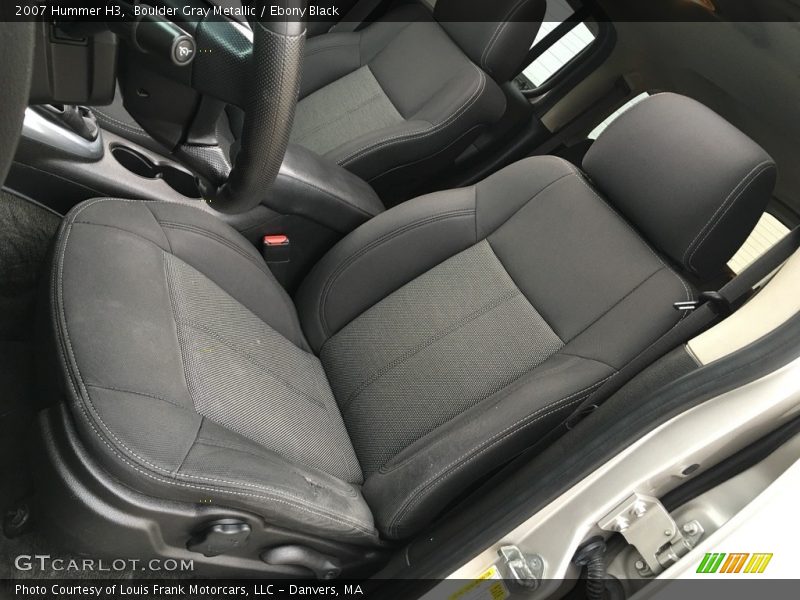 Boulder Gray Metallic / Ebony Black 2007 Hummer H3