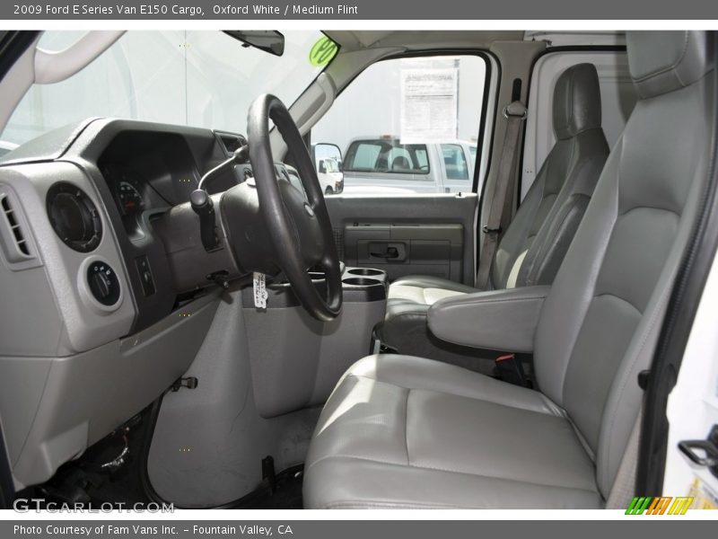 Oxford White / Medium Flint 2009 Ford E Series Van E150 Cargo