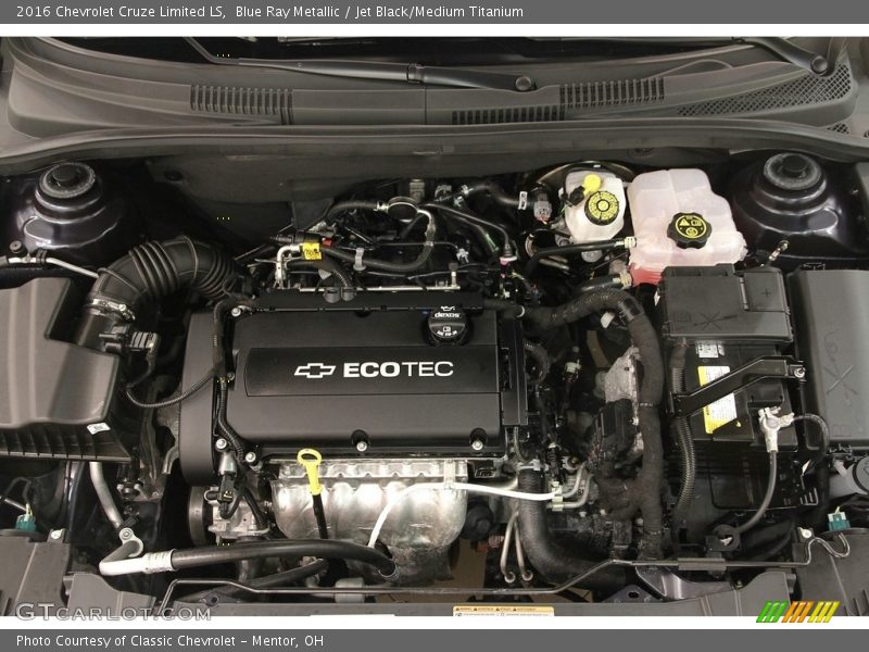 Blue Ray Metallic / Jet Black/Medium Titanium 2016 Chevrolet Cruze Limited LS