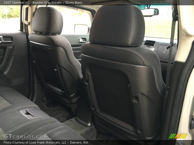 Boulder Gray Metallic / Ebony Black 2007 Hummer H3