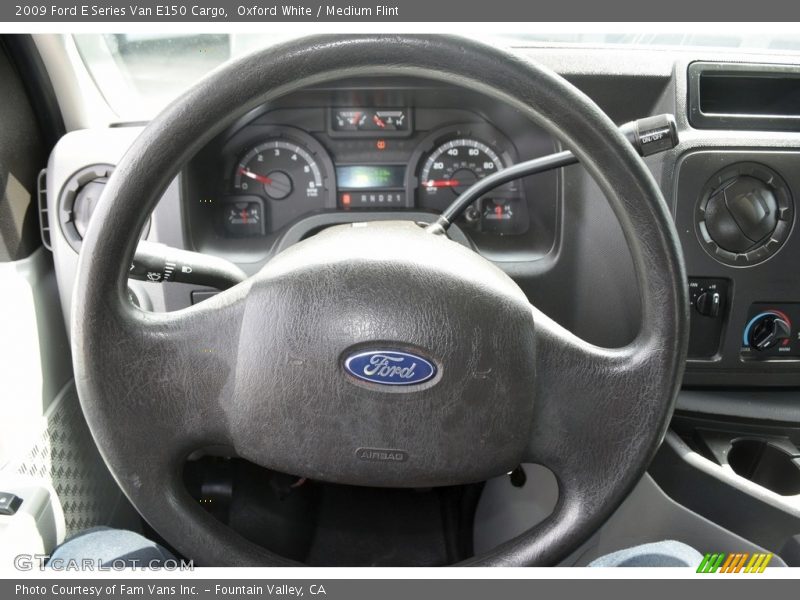 Oxford White / Medium Flint 2009 Ford E Series Van E150 Cargo