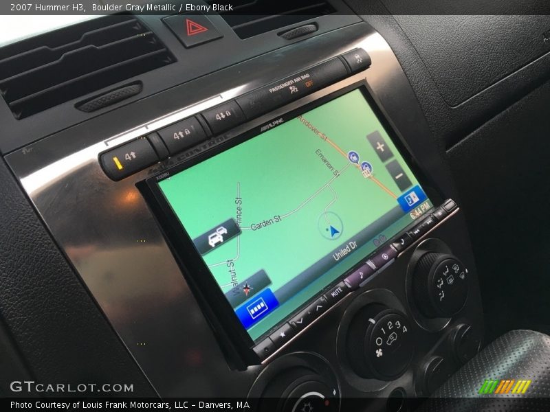 Boulder Gray Metallic / Ebony Black 2007 Hummer H3