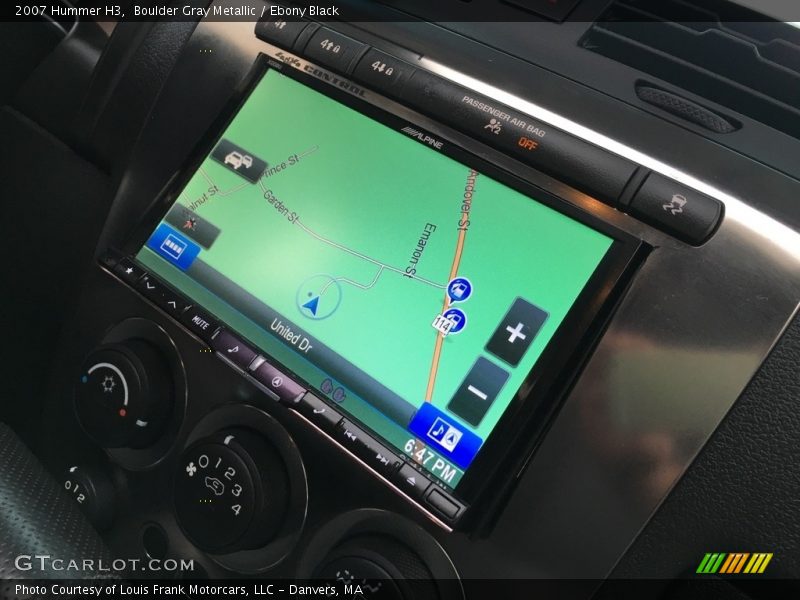 Boulder Gray Metallic / Ebony Black 2007 Hummer H3