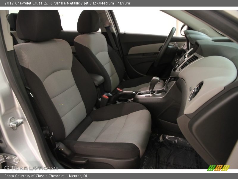 Silver Ice Metallic / Jet Black/Medium Titanium 2012 Chevrolet Cruze LS