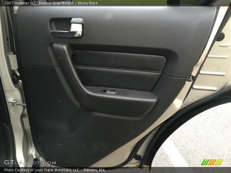 Boulder Gray Metallic / Ebony Black 2007 Hummer H3