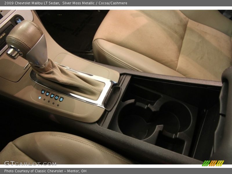 Silver Moss Metallic / Cocoa/Cashmere 2009 Chevrolet Malibu LT Sedan