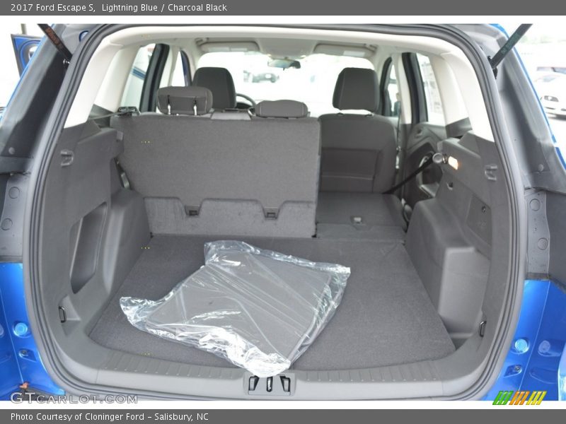 Lightning Blue / Charcoal Black 2017 Ford Escape S