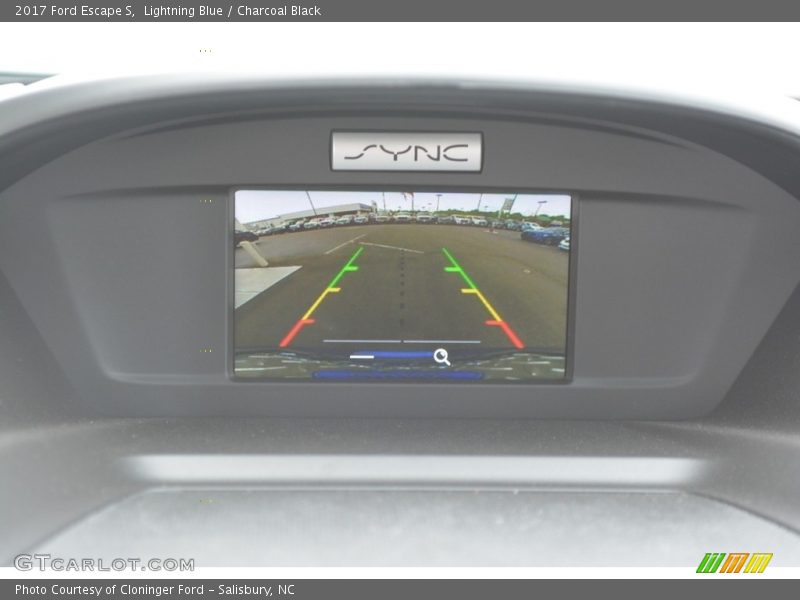 Lightning Blue / Charcoal Black 2017 Ford Escape S
