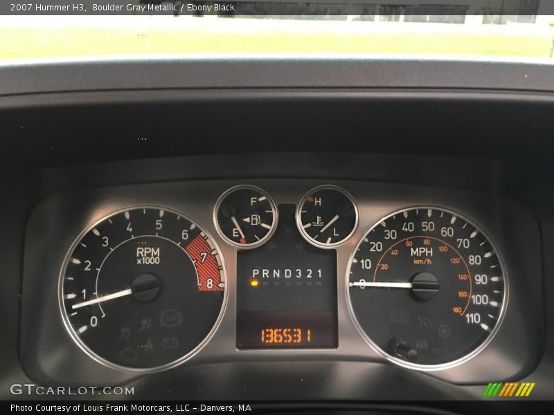 Boulder Gray Metallic / Ebony Black 2007 Hummer H3