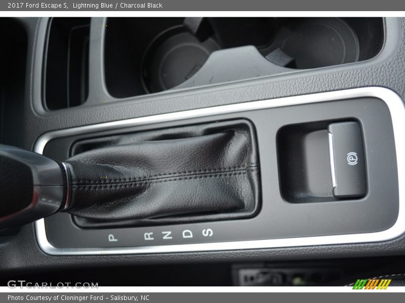Lightning Blue / Charcoal Black 2017 Ford Escape S