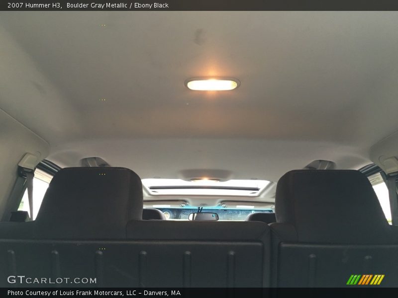 Boulder Gray Metallic / Ebony Black 2007 Hummer H3