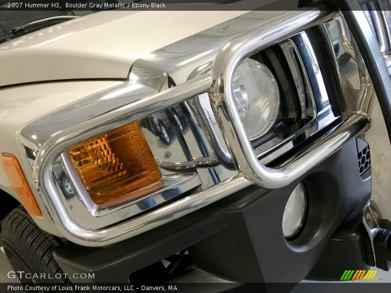 Boulder Gray Metallic / Ebony Black 2007 Hummer H3