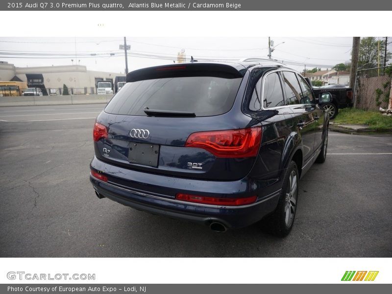 Atlantis Blue Metallic / Cardamom Beige 2015 Audi Q7 3.0 Premium Plus quattro