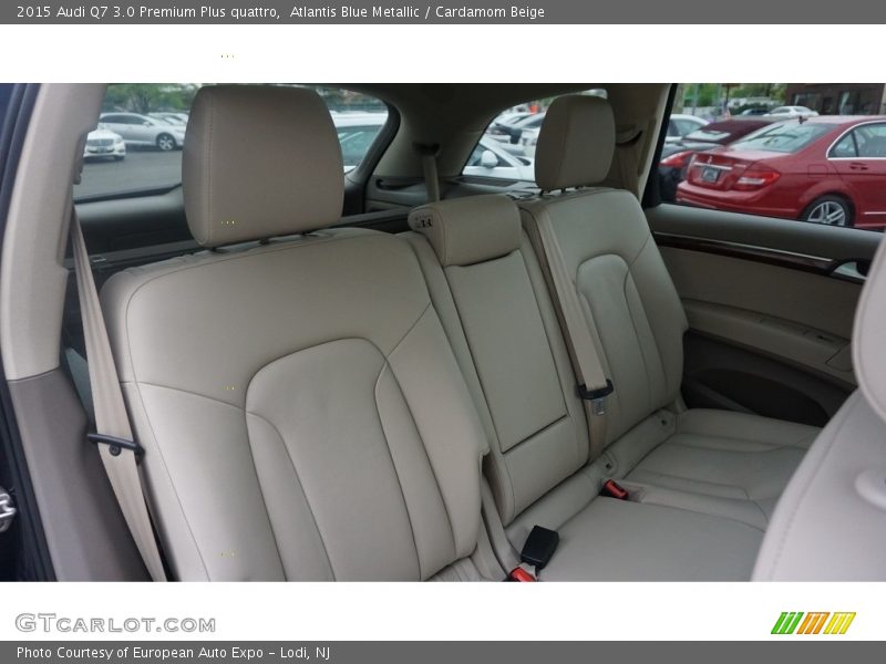 Atlantis Blue Metallic / Cardamom Beige 2015 Audi Q7 3.0 Premium Plus quattro