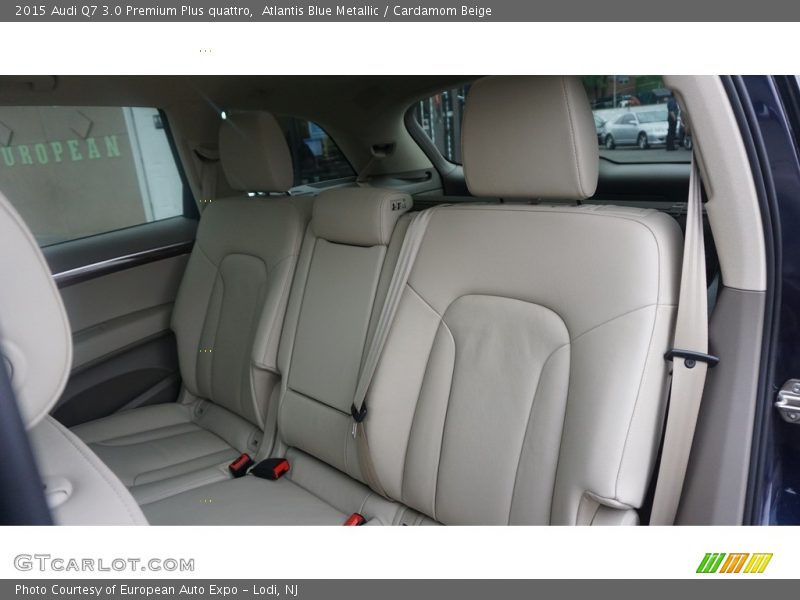 Atlantis Blue Metallic / Cardamom Beige 2015 Audi Q7 3.0 Premium Plus quattro