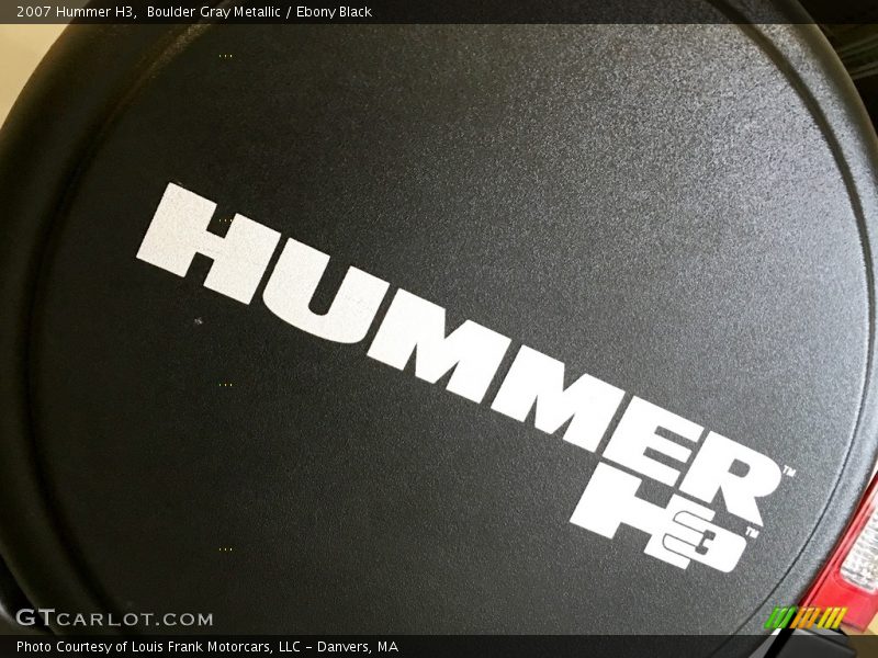 Boulder Gray Metallic / Ebony Black 2007 Hummer H3