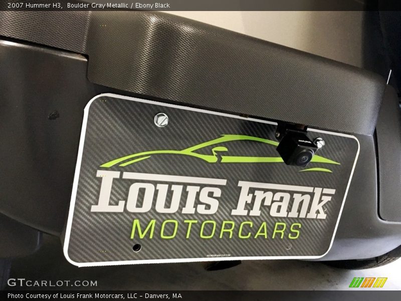 Boulder Gray Metallic / Ebony Black 2007 Hummer H3