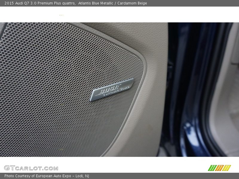 Atlantis Blue Metallic / Cardamom Beige 2015 Audi Q7 3.0 Premium Plus quattro