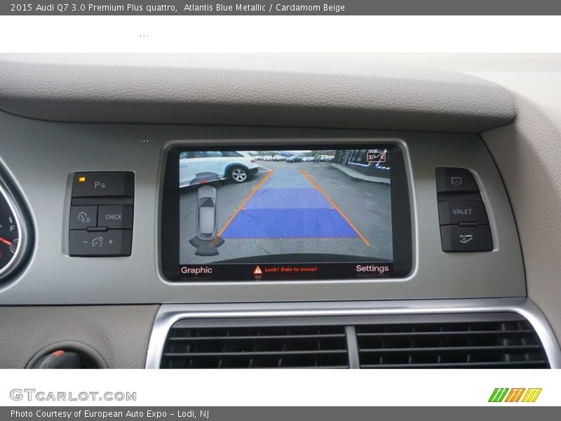 Atlantis Blue Metallic / Cardamom Beige 2015 Audi Q7 3.0 Premium Plus quattro