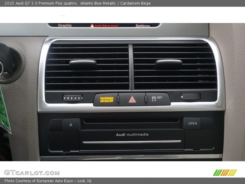 Atlantis Blue Metallic / Cardamom Beige 2015 Audi Q7 3.0 Premium Plus quattro
