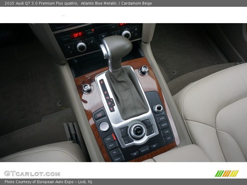 Atlantis Blue Metallic / Cardamom Beige 2015 Audi Q7 3.0 Premium Plus quattro