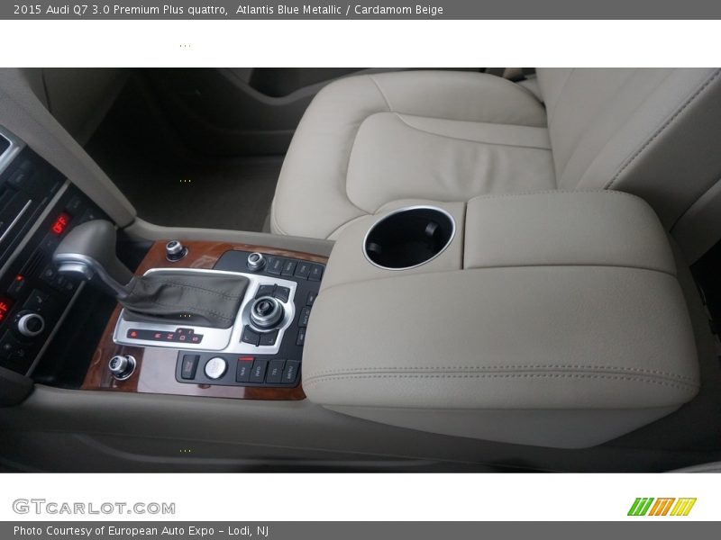 Atlantis Blue Metallic / Cardamom Beige 2015 Audi Q7 3.0 Premium Plus quattro