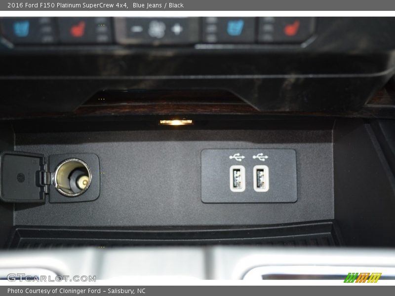 Blue Jeans / Black 2016 Ford F150 Platinum SuperCrew 4x4
