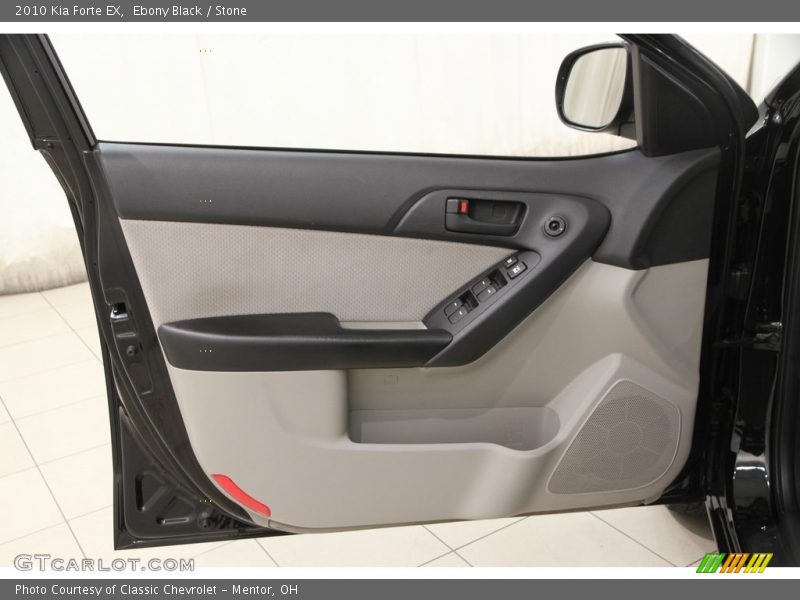 Ebony Black / Stone 2010 Kia Forte EX