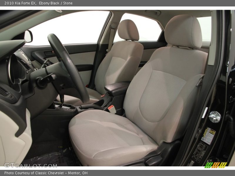 Ebony Black / Stone 2010 Kia Forte EX