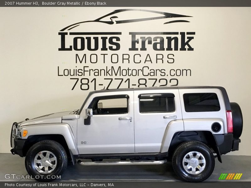 Boulder Gray Metallic / Ebony Black 2007 Hummer H3