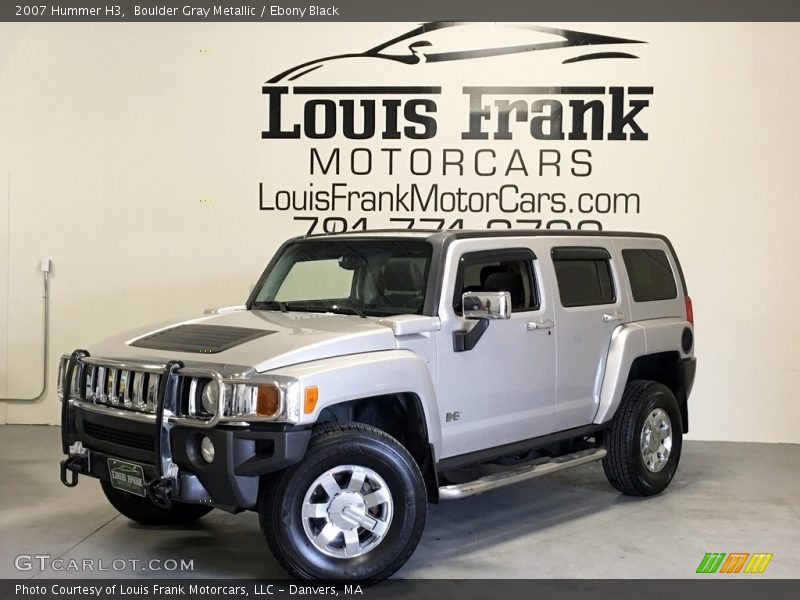 Boulder Gray Metallic / Ebony Black 2007 Hummer H3