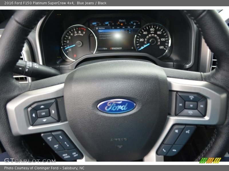 Blue Jeans / Black 2016 Ford F150 Platinum SuperCrew 4x4