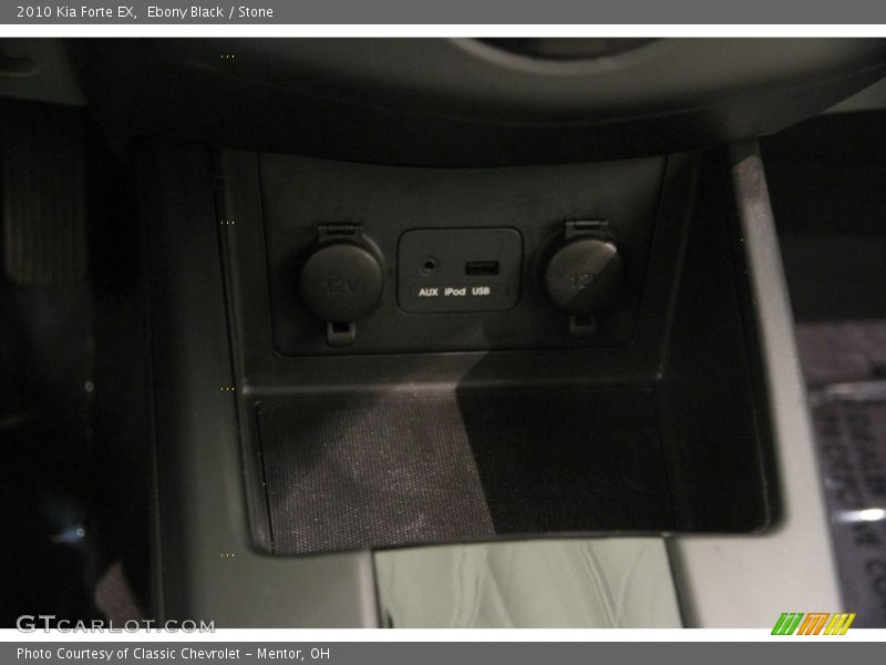 Ebony Black / Stone 2010 Kia Forte EX