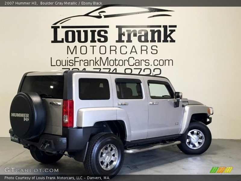 Boulder Gray Metallic / Ebony Black 2007 Hummer H3