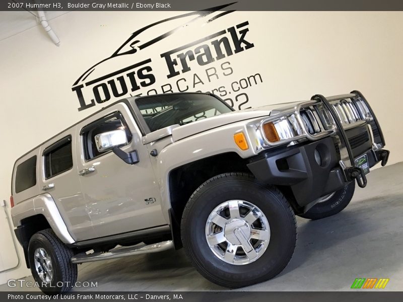 Boulder Gray Metallic / Ebony Black 2007 Hummer H3