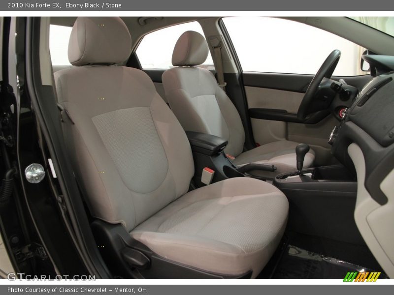 Ebony Black / Stone 2010 Kia Forte EX