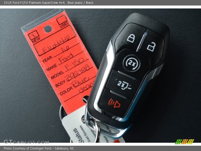 Blue Jeans / Black 2016 Ford F150 Platinum SuperCrew 4x4