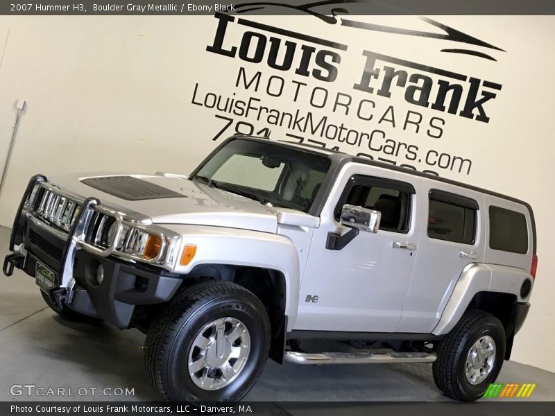 Boulder Gray Metallic / Ebony Black 2007 Hummer H3