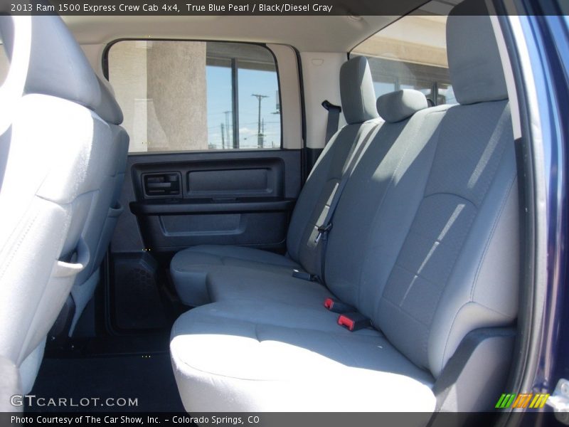 True Blue Pearl / Black/Diesel Gray 2013 Ram 1500 Express Crew Cab 4x4