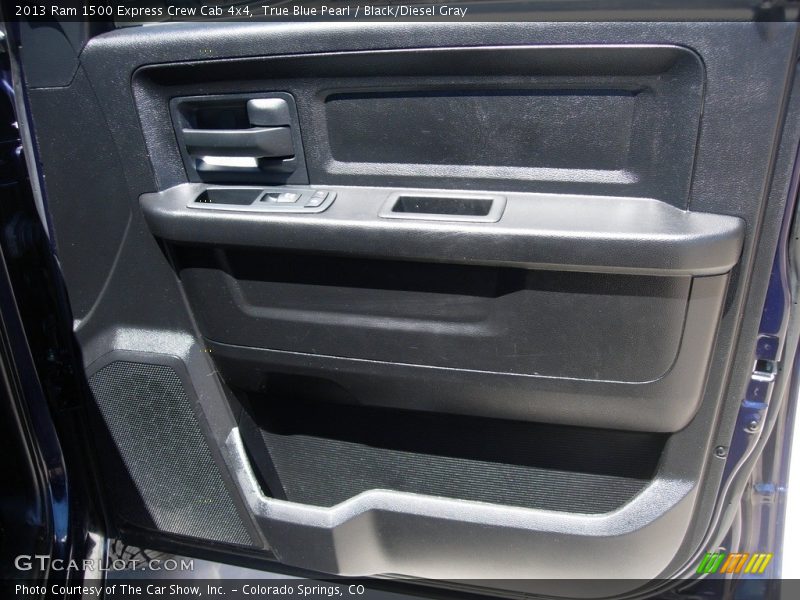 True Blue Pearl / Black/Diesel Gray 2013 Ram 1500 Express Crew Cab 4x4