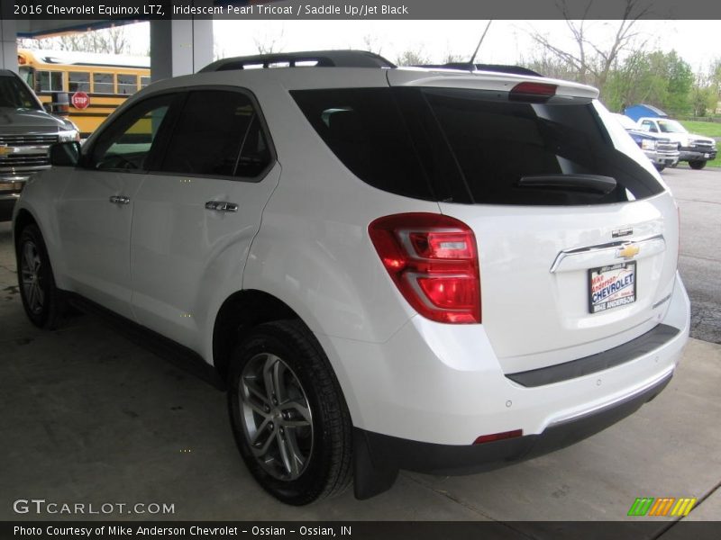 Iridescent Pearl Tricoat / Saddle Up/Jet Black 2016 Chevrolet Equinox LTZ
