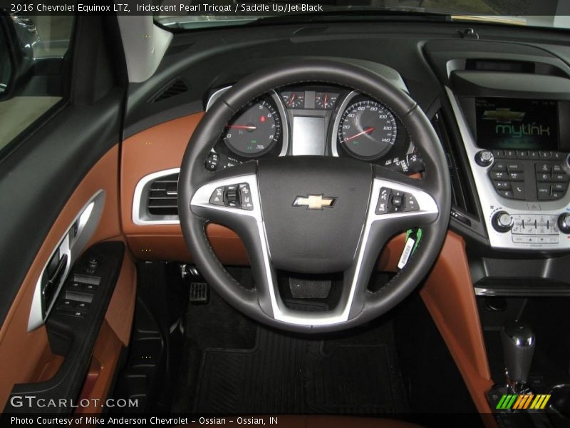 Iridescent Pearl Tricoat / Saddle Up/Jet Black 2016 Chevrolet Equinox LTZ