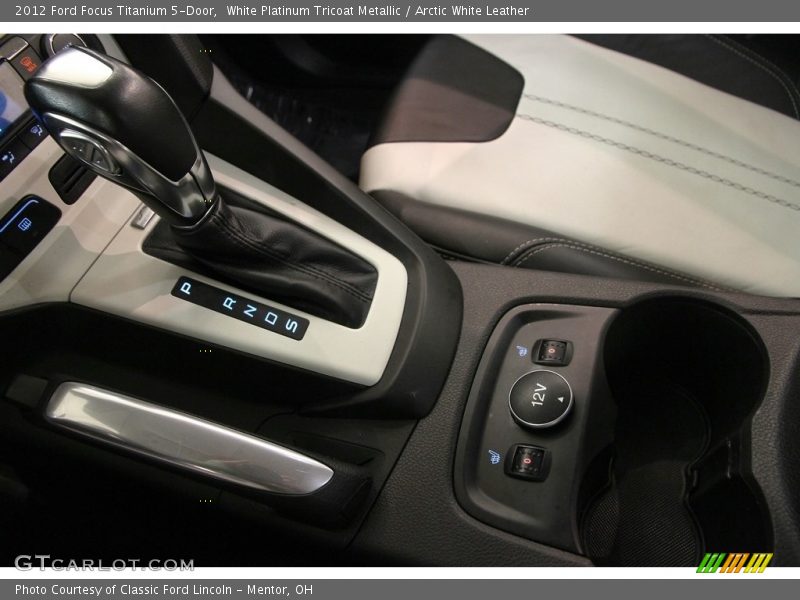 White Platinum Tricoat Metallic / Arctic White Leather 2012 Ford Focus Titanium 5-Door