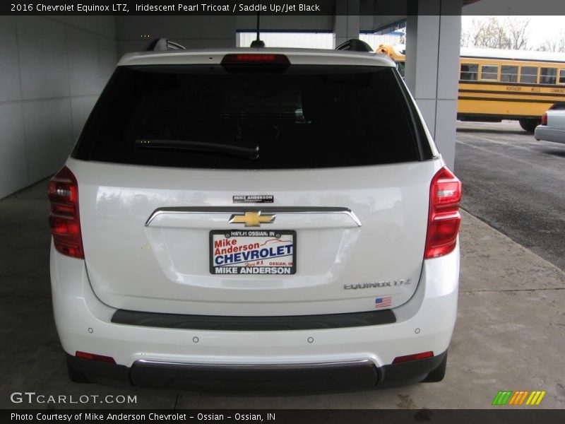 Iridescent Pearl Tricoat / Saddle Up/Jet Black 2016 Chevrolet Equinox LTZ
