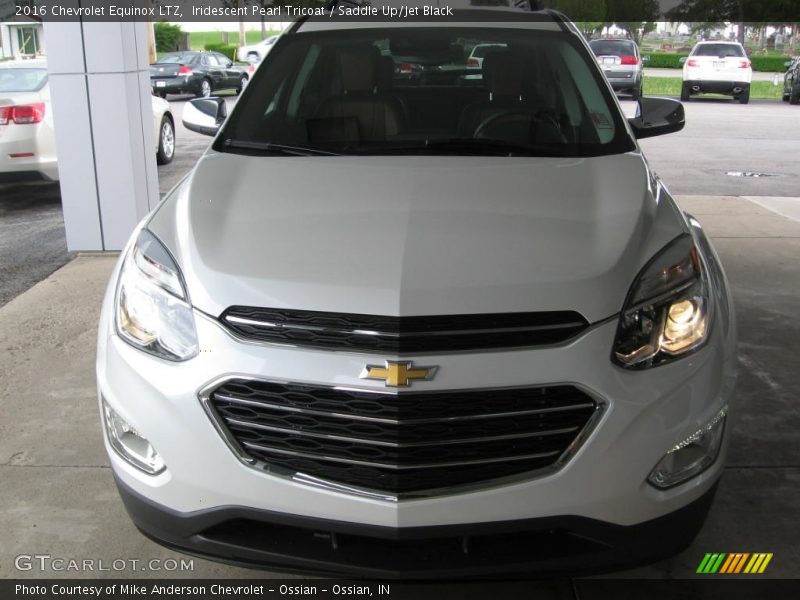 Iridescent Pearl Tricoat / Saddle Up/Jet Black 2016 Chevrolet Equinox LTZ