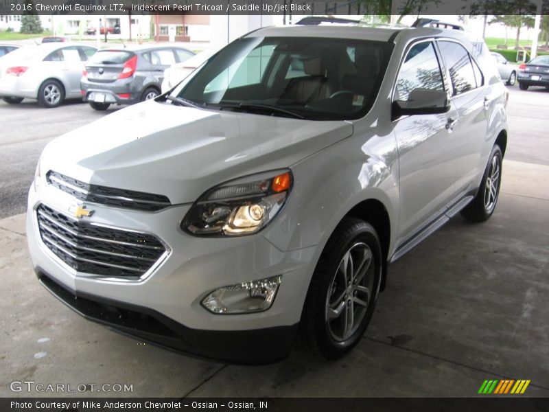 Iridescent Pearl Tricoat / Saddle Up/Jet Black 2016 Chevrolet Equinox LTZ